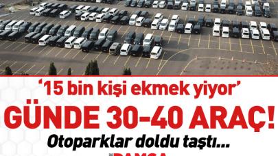 Otoparklar Uber araçlarıyla doldu