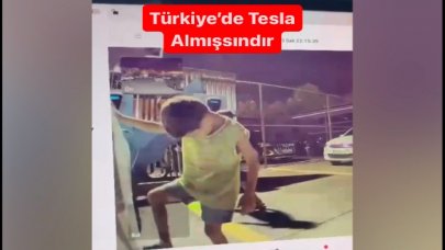 Türk’ün Tesla ile imtihanı… Tesla sahibi, araç kamerasının görüntülerini paylaştı…