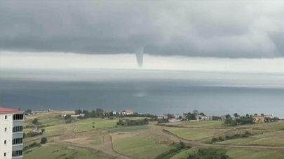 Karadeniz'de hortum oluştu, ardından şiddetli yağış