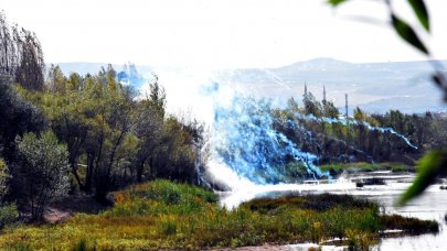 Balık tutmak isterken faciadan kıl payı kurtuldu