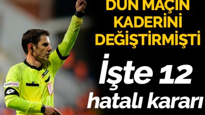 Halil Umut Meler'in Trabzonspor - Başakşehir maçındaki hataları