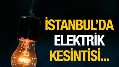 İstanbul 24 Ocak Cuma elektrik kesintisi - Elektrik ne zaman gelecek