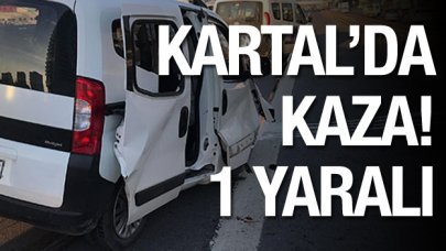 Kartal'da kaza: 1 yaralı