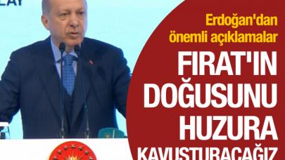 Fırat'ın doğusunu da huzura kavuşturacağız