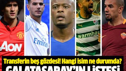 Galatasaray'ın transfer gündeminde hangi oyuncuları almak istiyor