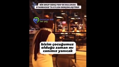 Starbucks'taki müşterilere böyle seslendi "Filistin'de yaşananlar umrunuzda değil mi?"