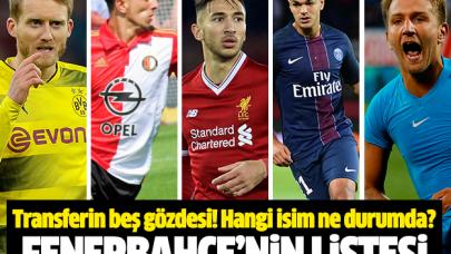 Fenerbahçe'nin transfer gündemi - 3 Ocak son dakika haberleri