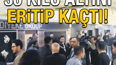 Kuyumcukent şokta! 30 kilo altını eritip kaçtı