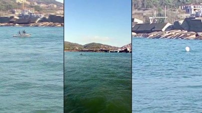 Zonguldak'ta batan yük gemisinin bir bölümü bulundu