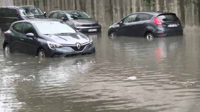 Beykent Sanayi Sitesi'ni su bastı