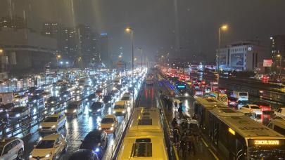 İstanbul'da trafik yoğunluğu