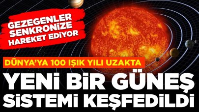 Yeni bir güneş sistemi keşfedildi: 6 gezegen senkronize ediyor