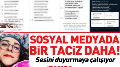 Sosyal medyadaki taciz ve tehditlere karşı sesini duyurmak istiyor