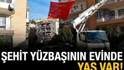 Şehit Pilot Yüzbaşı Özerli'nin baba ocağında yas var