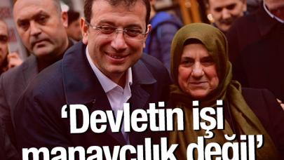 Devletin işi manavcılık değil