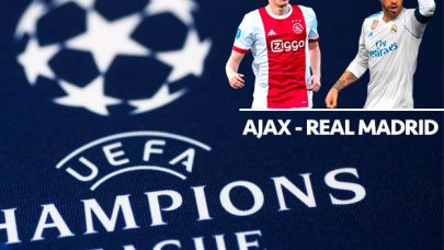 Ajax - Real Madrid Şampiyonlar Ligi maçı saat kaçta ve hangi kanalda