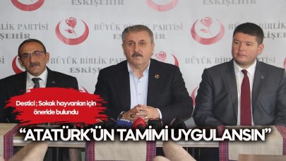 Mustafa Destici: Sokak köpekleri için Atatürk’ün tamimi uygulansın