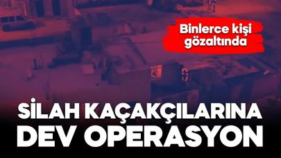 Silah kaçakçılarına dev operasyon: Binlerce kişi gözaltında