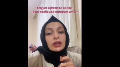 Stajyer öğretmenin “Z kuşağı” anıları olay yarattı!