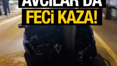 Avcılar'da feci kaza: 1'i ağır 6 yaralı