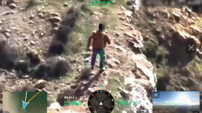 10 yıl hapis cezası ile aranıyordu: Dron ile takip edilerek yakalandı