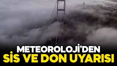 MGM'den sis ve don uyarısı gecikmedi! 1 Şubat 2024