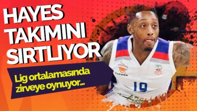 Kenny Hayes takımını sırtlıyor