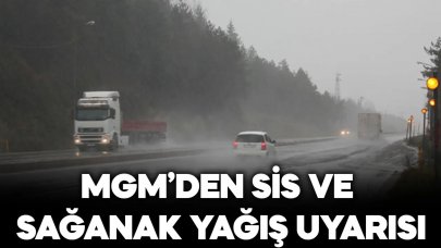 MGM'den trafiğe çıkacaklara uyarı! Sis ve sağanak yağış görülecek 2 Şubat 2024