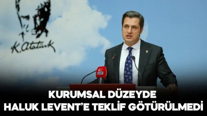 Deniz Yücel: Kurumsal düzeyde Haluk Levent'e teklif götürülmedi