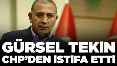 Gürsel Tekin CHP'den istifa etti