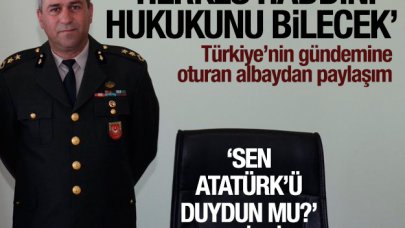 Albay Önder İrevül'den Atatürk paylaşımı