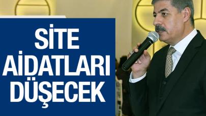 Site aidatları düşecek