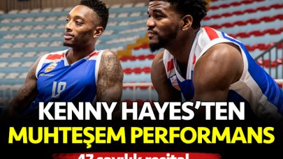 Kenny Hayes'ten kariyer rekoru!