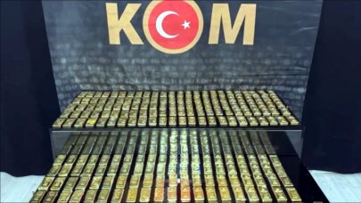 221 kilo kaçak külçe altın ele geçirildi: Piyasa değeri 450 milyon lira