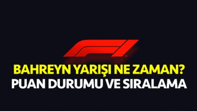 Formula 1 Bahreyn yarışı ne zaman saat kaçta ve hangi kanalda | F1 Puan durumu