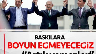 Baskıya boyun eğmeyeceğiz!