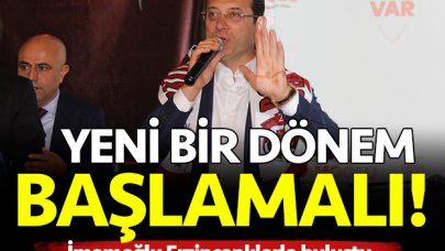 Yeni bir dönem başlamalı