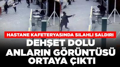 Hastane kafeteryasındaki silahlı saldırının görüntüleri ortaya çıktı: Tutuklu sayısı yükseldi