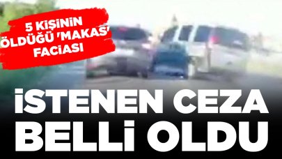 5 kişinin öldüğü 'makas' faciası: Sürücü için istenen ceza belli oldu