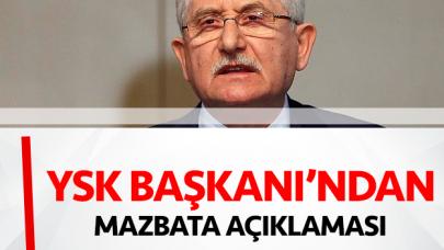 YSK Başkanı Sadi Güven: Mazbatalar verilecek