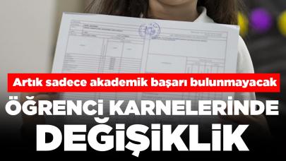 MEB yeni düzenlemeyi duyurdu: Öğrenci karnelerinde değişikliğe gidildi