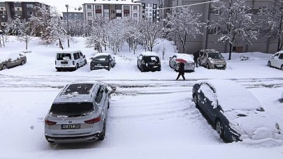 O şehirde okullar tatil edildi