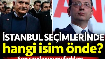 İstanbul yerel seçimlerinde son durum ne? İmamoğlu mu önde Yıldırım mı