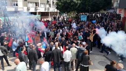 Belediye Başkan adayına yapılan saldırıya tepki yürüyüşü düzenlendi