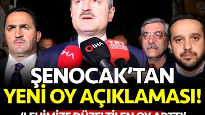 Bayram Şenocak: Lehimize 12 bin 300 oy düzeltildi