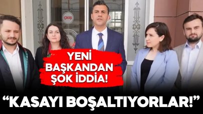 Yeni başkandan şok iddia: Kasayı boşaltıyorlar…