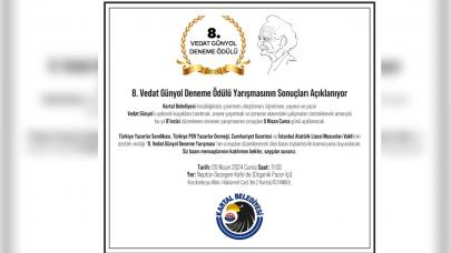 8. Vedat Günyol Deneme Yarışması'nın kazananları belli oluyor