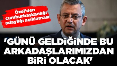 Özgür Özel'den futbol üzerinden cumhurbaşkanı adaylığı açıklaması: 'Günü geldiğinde bu arkadaşlarımızdan biri olacak'