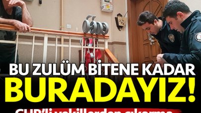 Bu zulüm bitene kadar buradayız