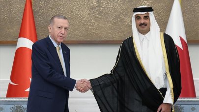 Cumhurbaşkanı Erdoğan, Katar Emiri ile görüştü